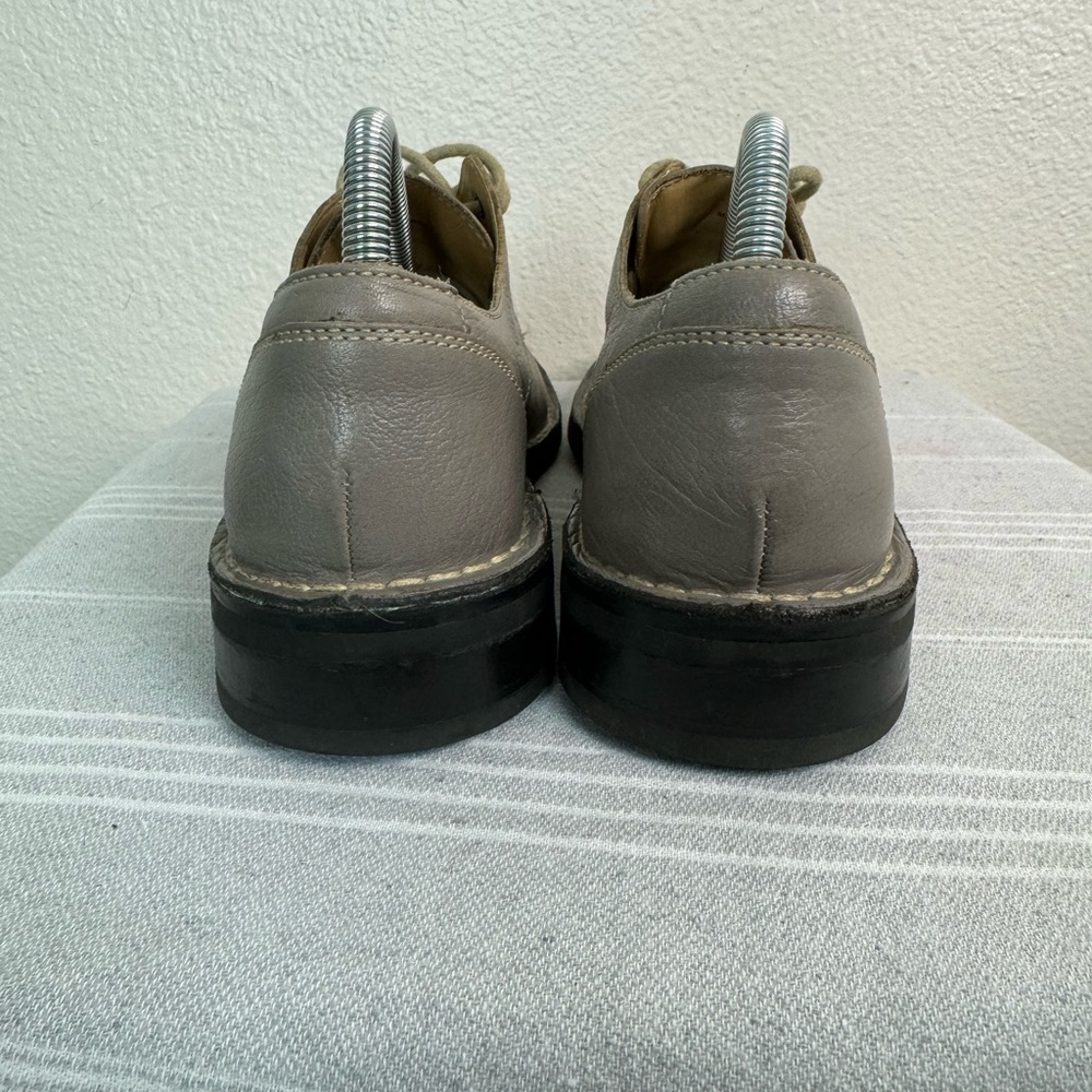 Cole Haan Men's Wingtip Oxfords Sz 7.5M Gray Leather Classic Dress Shoes - Picture 6 of 11
